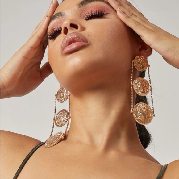 Coin earrings - Picture 1 of 4